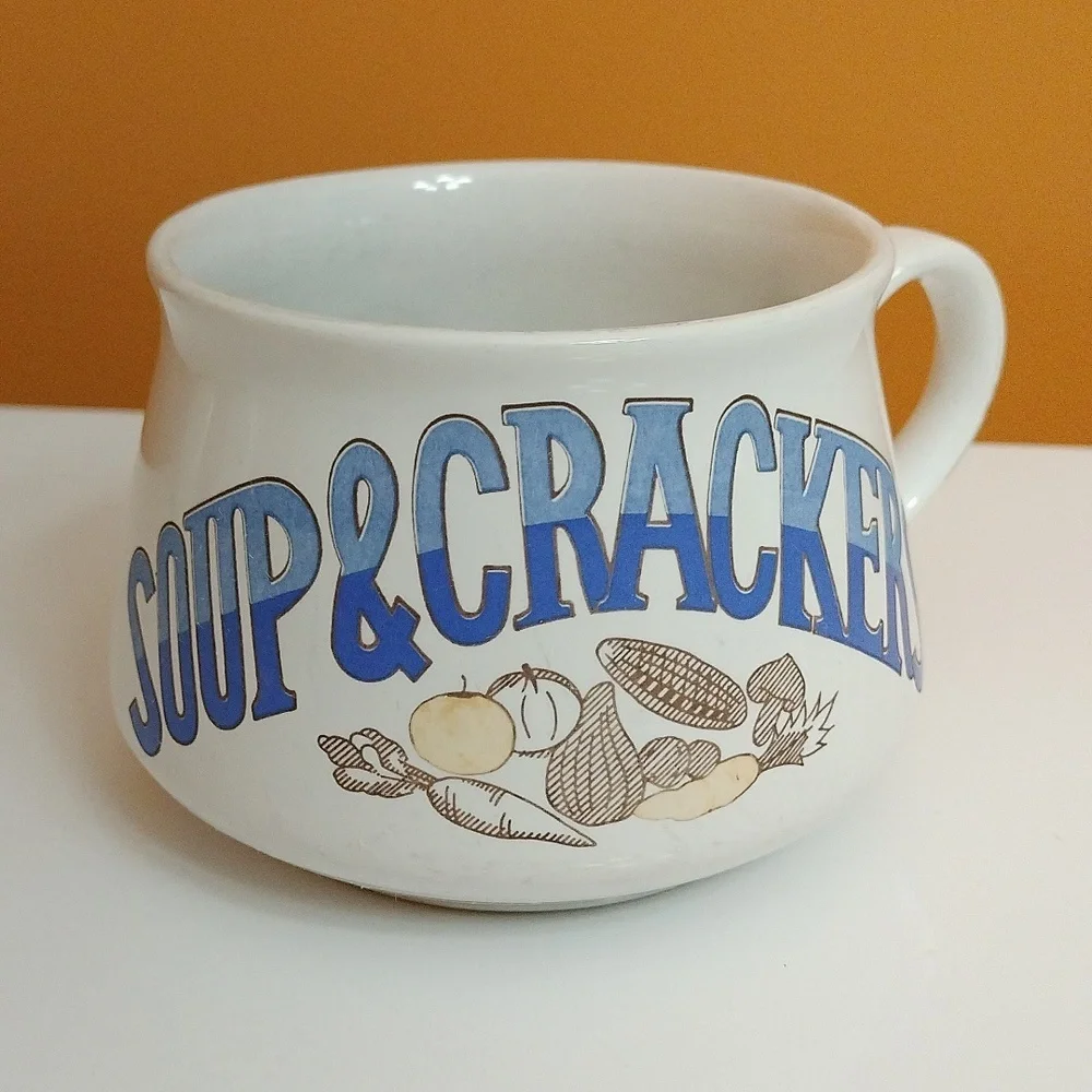 Dat'l Da-It, Inc. Vintage Soup Ceramic Recipe Mug Bowl Cup